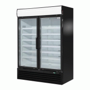 Matériel HORECA Congélateur vertical avec 2 portes vitrées 1000L - SD-1180F - noir SD-1180F