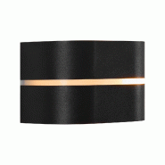 Nordlux Applique murale SIBELIS  Matière plastique Noir, H.12 - IP44 - E27 / Extérieur - noir 5704924017681