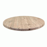 Plateau rond de table extérieur Classic Line Ø60cm décor Washington pine