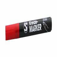 Schneider - Marqueur craie 5mm, couleur rouge, épaisseur d'écriture : 2-5mm - rouge 198905