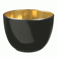 Verrine bol Tulip PS noir/doré 65ml - par 240