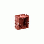 Boîte monoposte batibox pour maçonnerie 1 poste carrée associable profondeur 50