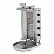 Climahosteleria Kebab Grill 4 Brûleurs à Gaz 4 Brûleurs Moteur Supérieur et Plateau Amovible ISTANBUL Line EMPDN221 - EMPDN221