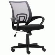 CLP Chaise de bureau Genius Gris - gris polyester 1037408 CLP Chaise de bureau Genius Gris - gris polyester 1037408