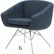 Fauteuil AIKO - Softline - Feld Bleu Fonce 582_0