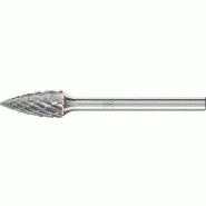 Petite fraise sur tige forme SPG D. 6 mm L. Tête 13 mm D. De la tige 3 mm carbure engrènement 3 PLUS PFERD Petite fraise sur tige forme SPG D. 6 mm L. Tête 13 mm D. De la tige 3 mm carbure engrènement 3 PLUS PFERD