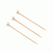 Pique bambou Perle 9cm - par 100