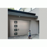 Porte de garage sectionnelle avec portillon activa - sécurité a2p Porte de garage sectionnelle avec portillon activa - sécurité a2p