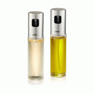 Pulvérisateur d'huile et de vinaigre Neva -  Transparent Rond Inox Gefu 4x4 cm - transparent inox 4006664346580