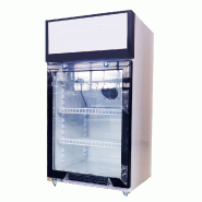 Romux® Professional Vitrine Réfrigérée MA 1 Porte 108 Litres Ventilées | Vitrine a boissons | Réfrigération Verticale Positive - 8435811803847