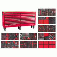 Servante d'atelier complète extra large MEGA XXL 729 outils MW Tools MW Tools MWE799G6A Servante d'atelier complète extra large MEGA XXL 729 outils MW Tools MW Tools MWE799G6A