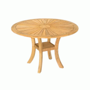 Table de jardin colosseum ø120cm – MTF – bois de teck – 2nab2204