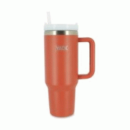 Yack - Gobelet Yack 1.2l Acier Inoxydable Terracotta Avec Couvercle Et Paille - 3256391035092 Yack - Gobelet Yack 1.2l Acier Inoxydable Terracotta Avec Couvercle Et Paille - 3256391035092