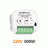 Alcapower Variateur Intelligent 220-240V 300W Lampes Led Fluocompactes Incandescentes Halogènes Contrôle App Éclairage Domestique Professionnel Seo