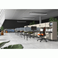 Bureau modulaire avec rangements - bench-deux-bureaux-en-quinconce_0