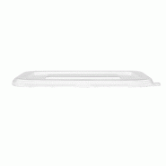 Couvercle bas transparent p barquette bagasse 59055/56 22,2x14,6x0,9 - par 600