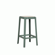 Kosmi Tabouret Oasis en Résine vert – Empilable, Léger, Cuisine, Îlot et Comptoir - vert matière synthétique 3760301699613 Kosmi Tabouret Oasis en Résine vert – Empilable, Léger, Cuisine, Îlot et Comptoir - vert matière synthétique 3760301699613