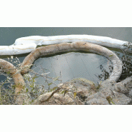 Lot de 4 barrages hydrophobes - diam. 13 cm x 3 m - Absorption jusqu'à 125L