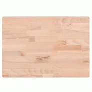 Planche à découper 50x35x4 cm bois massif de hêtre - 355996