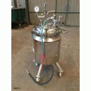 Réservoir en acier inoxydable de 100 litres avec double enveloppe d'occasion - référence : c10429