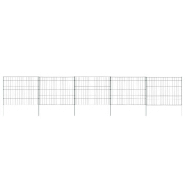Vidaxl ensemble de clôture de jardin 99,6x79,8 cm vert 146107