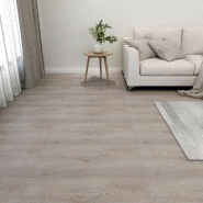 Vidaxl planches de plancher autoadhésives 20 pcs pvc 1,86 m² taupe 330155