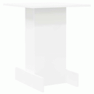 VidaXL Table d'appoint Blanc 44,5 x 45 x 55 cm Bois d'ingénierie Modèle Apex Prestige - 891216