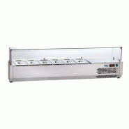 Vitrine réfrigérée pour tables à pizza 6 GN1/4 SOFRACOLD Sofraca