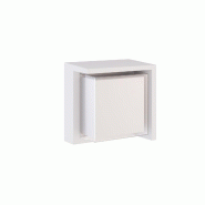 Applique Murale Led Carrée Blis 15 W 180° Avec Interrupteur, Température De Couleur 2700 K/3200 K/4000 K, Blanc Mat, Pour Extérieur - Beneito & Fa