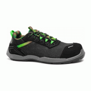 Base - Chaussures de sécurité basses en tissu technique noir et verte  GRAND CANYON TOP S1PS http://carbonn.Fr/img/co/382.Jpg Taille 38 - 38 matièr