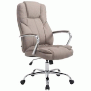 CLP Fauteuil de bureau XXL Xanthos en Tissu capacité de charge de 210 kg Taupe - gris textile 1916918124 CLP Fauteuil de bureau XXL Xanthos en Tissu capacité de charge de 210 kg Taupe - gris textile 1916918124