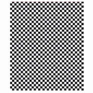 Feuille ingraissable pour burger Damier noir 31x31cm - par 1000