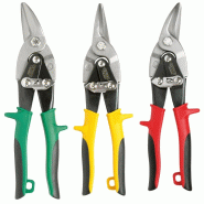 KS TOOLS 118.0050 Jeu de cisaille pour Tôles 3 pièces Taille Unique Multicolore - 4042146077917
