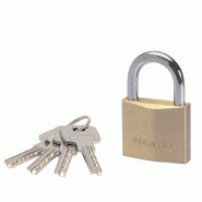MASTER LOCK 2940eurd cadenas à clé extra fin en laiton, doré, 6,2 x 4 x 1,6 cm
