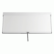 Mendler Paroi latérale pour pergola HWC-L46, Pavillon Rollo Paroi latérale de rechange, tissu/textile résistant aux tempêtes 3x3m ~ blanc - blanc