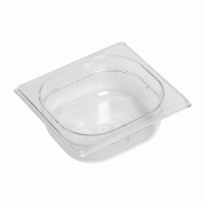 RM GASTRO Bac gastronorme GN 1/6 - 65 en polycarbonate REDFOX - GNP 1/6-65 - REDFOX - 0615402859875