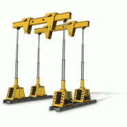 Portiques de manutention hydrauliques SL60 - 600 kN - Hauteur max 4704 mm - Poids 1050 kg par tour_0