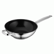 WMF Poêle Wok Inox 28cm 0748486021 - argenté Acier inoxydable 18/10 4000530735584