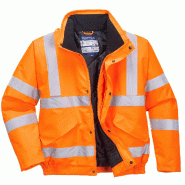 Blouson RT32 Doublé Matelassé Imperméable RIS - Orange / XS