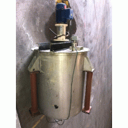 Cuve inox 316l 500 litres d'occasion avec agitation_0