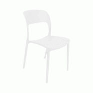 Ensemble de 20 chaises Noemi Sicignano en polypropylène blanc 80x48x42 cm - blanc plastique polypropylène 8053632017214