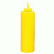Flacon à sauces 720ml polyéthylène jaune - par 6