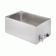 GastroHero Bain-marie ECO GN 1/1 - 150 mm, avec robinet de vidange - inox BM-ECO1/1A