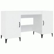 Helloshop26 - Bureau table poste de travail meuble d'ordinateur informatique étude brillant 140 x 50 x 75 cm bois d'ingénierie blanc 02_0023541 - 30 Helloshop26 - Bureau table poste de travail meuble d'ordinateur informatique étude brillant 140 x 50 x 75 cm bois d'ingénierie blanc 02_0023541 - 30
