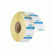 ITALCONCEPT Étiquettes de sécurité journalières, multi-usages, faciles retirer , HENDI, Lundi, Bleu, 1000 u., 25x25mm - 8711369850473