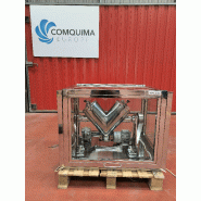 Mélangeur en v lleal bl-8-ca en acier inoxydable de 8 litres avec barre d'intensification et armoire de confinement - référence                        :                         c13925