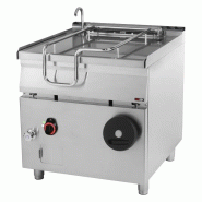 RM GASTRO Sauteuse basculante manuelle électrique 80 l fond en inox REDFOX - BR 90/80 E/N - REDFOX - 0615402828987