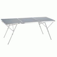 TecTake GmbH tectake Table pliante Jumbo en aluminium avec poignée de transport 180x70x70,5cm argent - 405090 - argenté aluminium 405090 TecTake GmbH tectake Table pliante Jumbo en aluminium avec poignée de transport 180x70x70,5cm argent - 405090 - argenté aluminium 405090