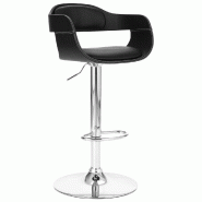 VidaXL Tabouret De Bar Noir Similicuir - noir 287403