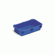 Bac central polypropylene pour chariot morgan bleu 45x27x11cm (07119001/p)